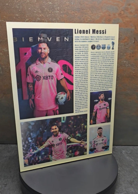 Lionel Messi Magazin - 3D Lentikularbild mit 3 Motiven
