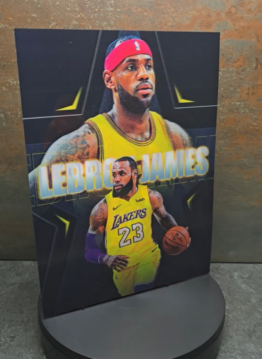 Basketball Legends - LeBron, Kobe & Jordan | 3D Lentikularbild