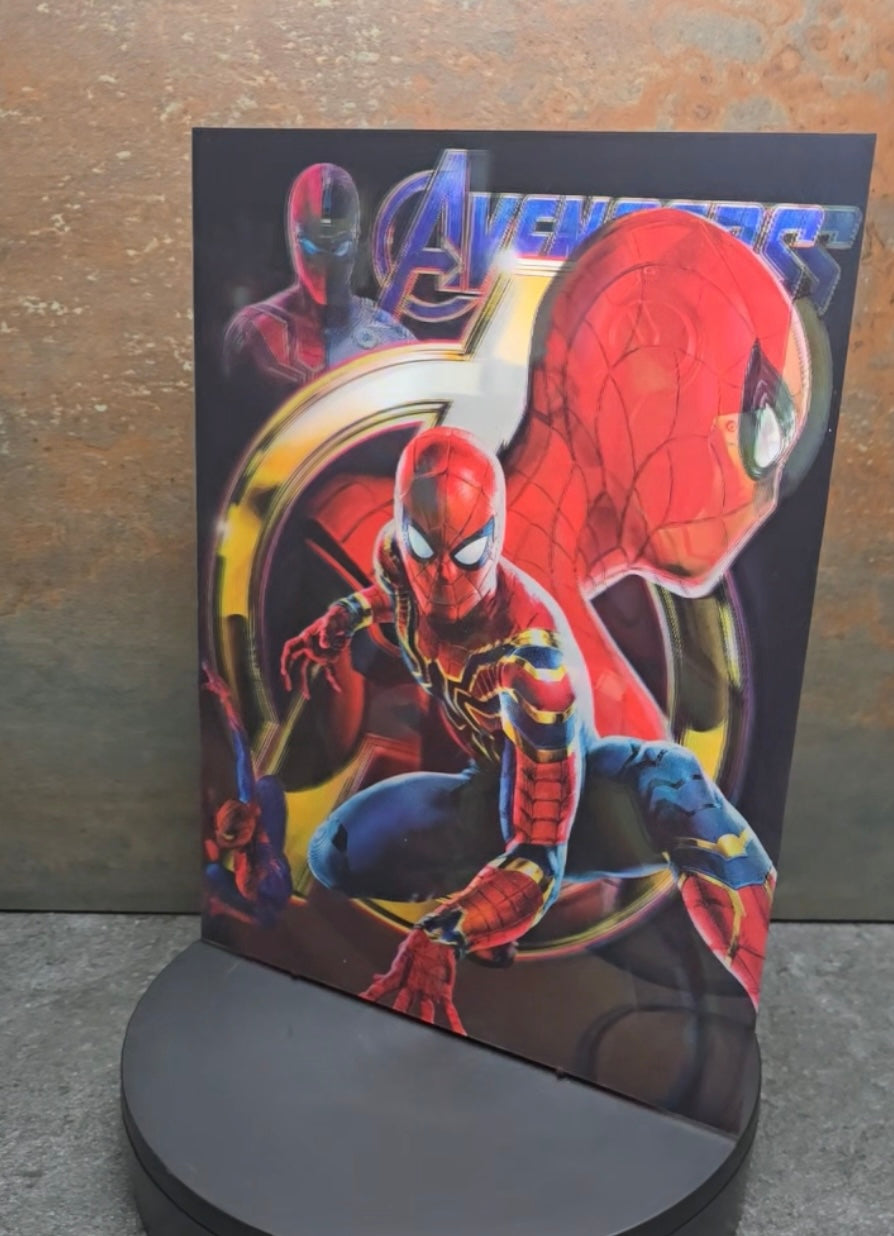 Avengers Endgame 3 Heroes - 3D Lentikularbild mit 3 Motiven