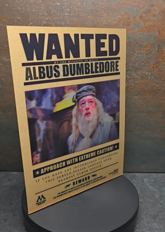 Harry Potter Wanted Posters V2 - 3D Lentikularbild mit 3 Motiven