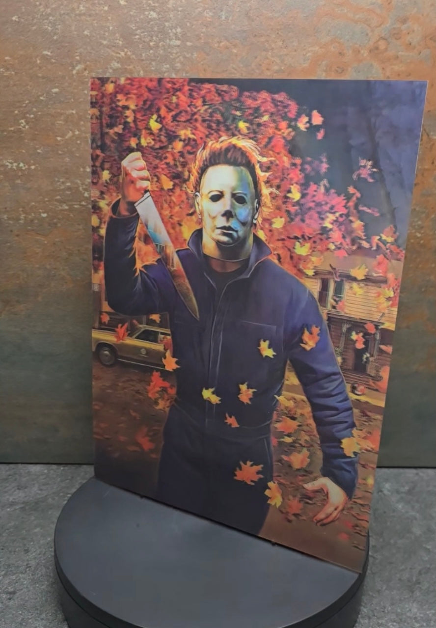 Michael Myers Artistic Versions - 3D Lentikularbild mit 3 Motiven