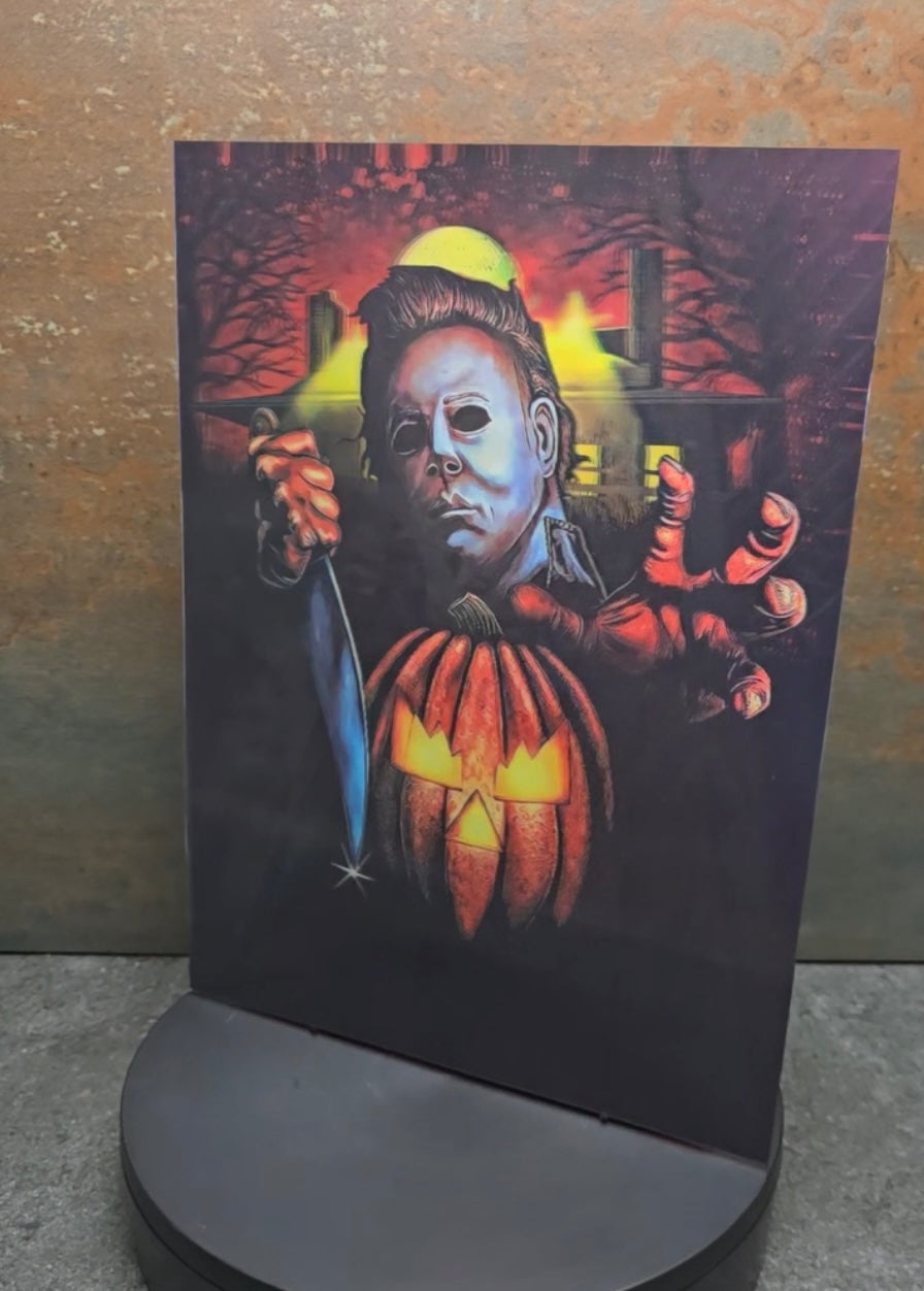 Michael Myers Halloween - 3D Lentikularbild mit 3 Motiven