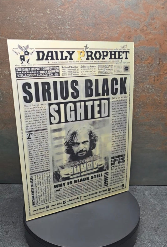 Harry Potter Daily Prophet Newspaper - 3D Lentikularbild mit 3 Motiven