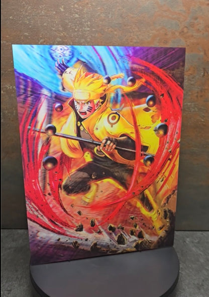 Naruto Team 7 Legends - 3D Lentikularbild mit 3 Motiven