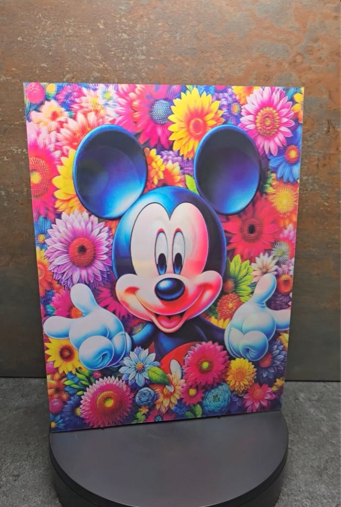 Mickey Mouse Bunte Welten - 3D Lentikularbild mit 3 Motiven
