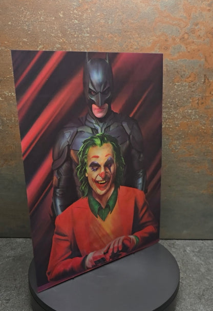 Batman & Joker 3 Versions - 3D Lentikularbild mit 3 Motiven