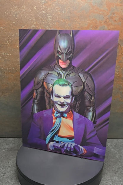 Batman & Joker 3 Versions - 3D Lentikularbild mit 3 Motiven