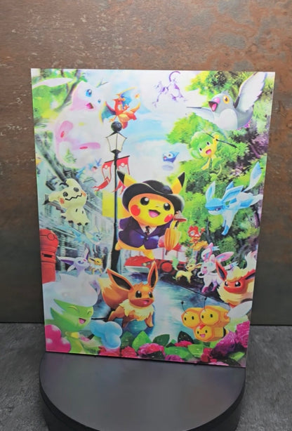 Pokémon Paradise Welten - 3D Lentikularbild mit 3 Motiven