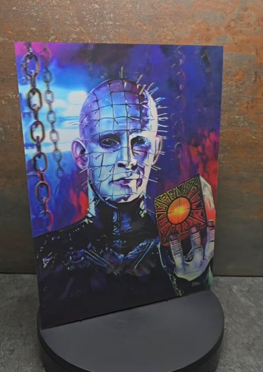 Pinhead Hellraiser - 3D Lentikularbild mit 3 Motiven
