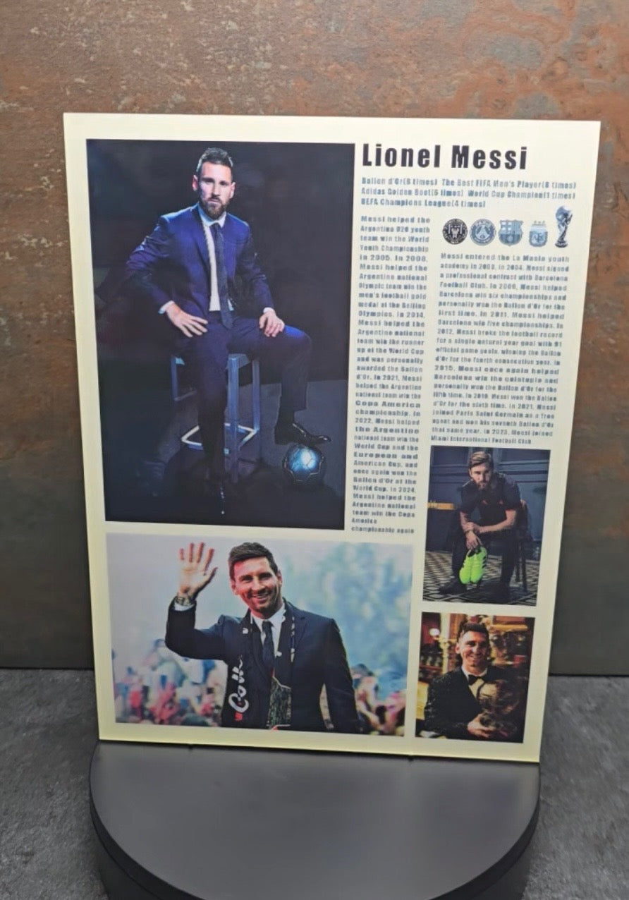 Lionel Messi Magazin - 3D Lentikularbild mit 3 Motiven