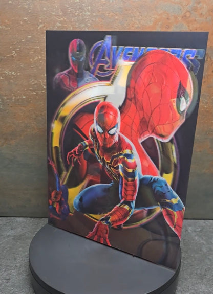 Avengers Endgame 3 Heroes - 3D Lentikularbild mit 3 Motiven