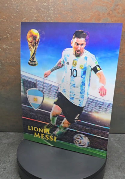 Lionel Messi Barcelona - 3D Lentikularbild mit 3 Motiven
