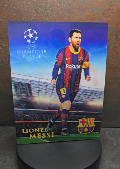 Lionel Messi Barcelona - 3D Lentikularbild mit 3 Motiven