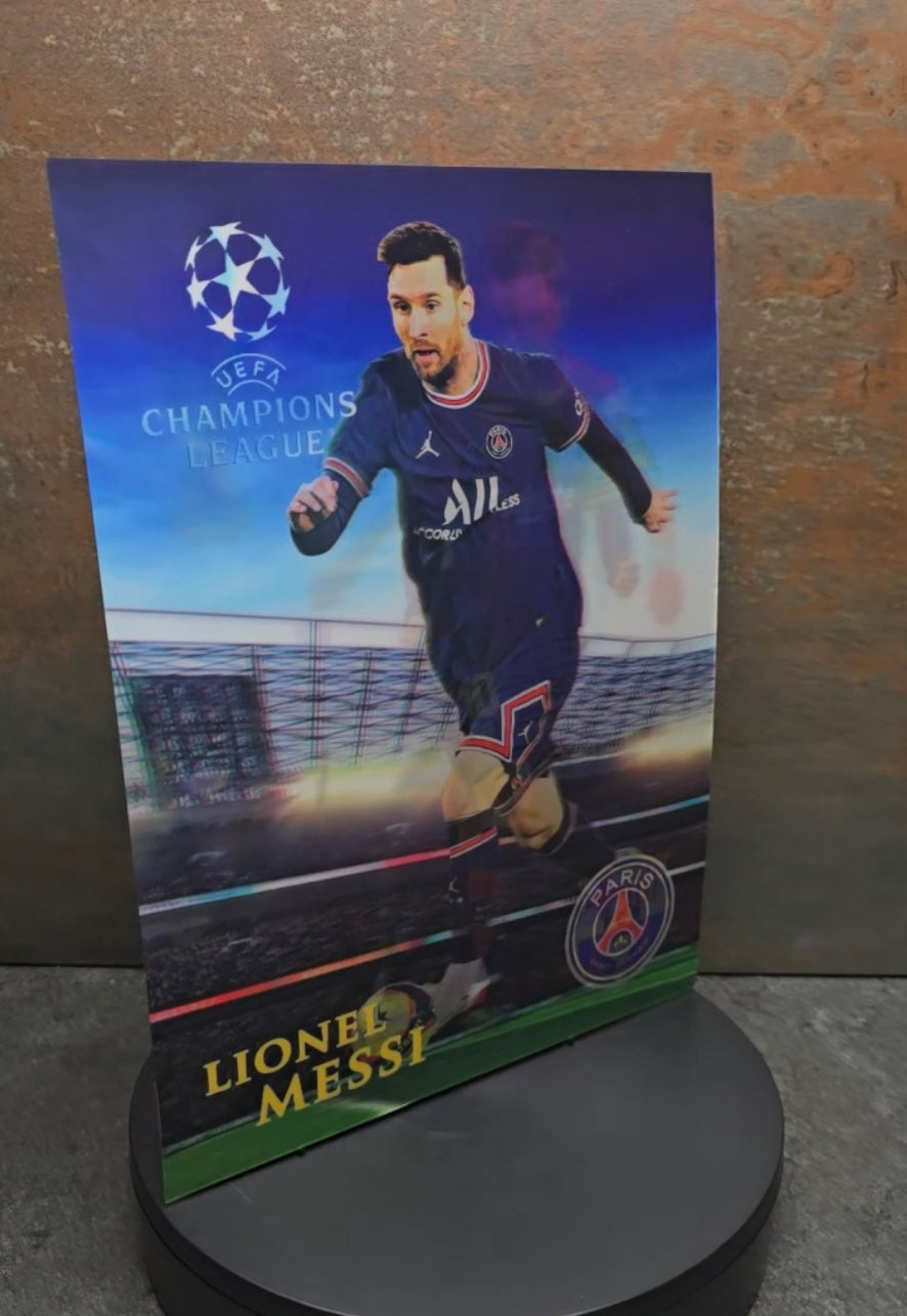 Lionel Messi Barcelona - 3D Lentikularbild mit 3 Motiven