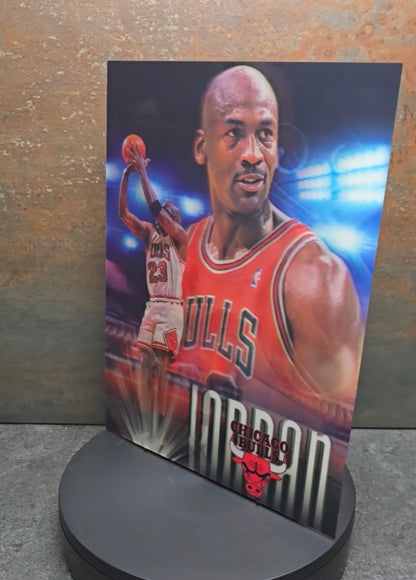 Michael Jordan Bulls - 3D Lentikularbild mit 3 Motiven
