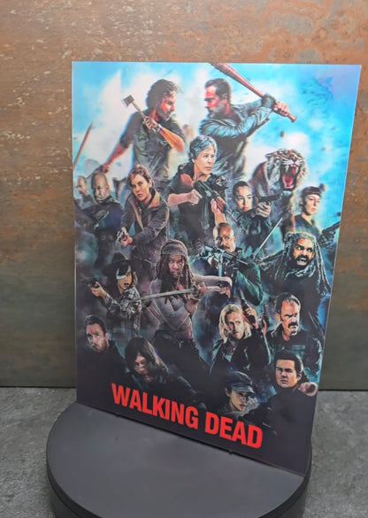 The Walking Dead Montage - 3D Lentikularbild mit 3 Motiven