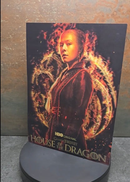 House of the Dragon Targaryens - 3D Lentikularbild mit 3 Motiven