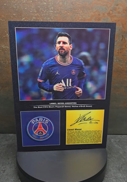 Lionel Messi Argentina - 3D Lentikularbild mit 3 Motiven