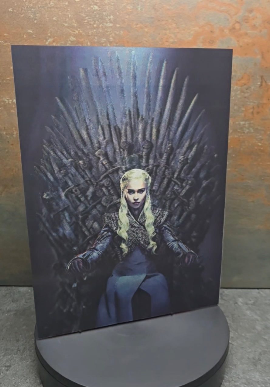 Game of Thrones Iron Throne - 3D Lentikularbild mit 3 Motiven