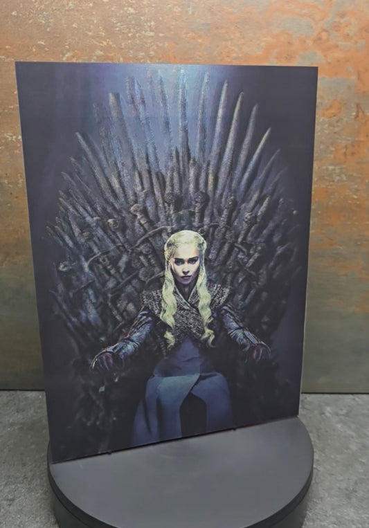 Game of Thrones Iron Throne - 3D Lentikularbild mit 3 Motiven