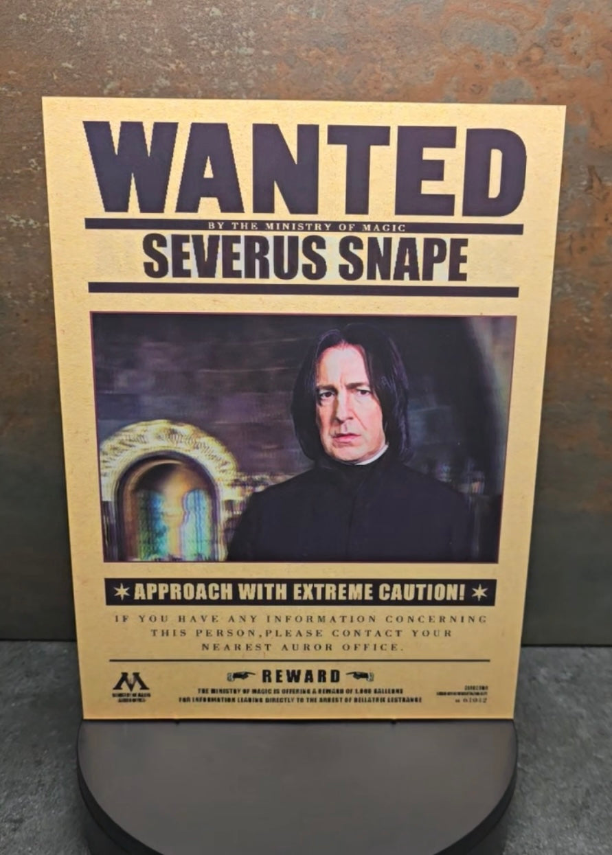 Harry Potter Wanted Posters V2 - 3D Lentikularbild mit 3 Motiven