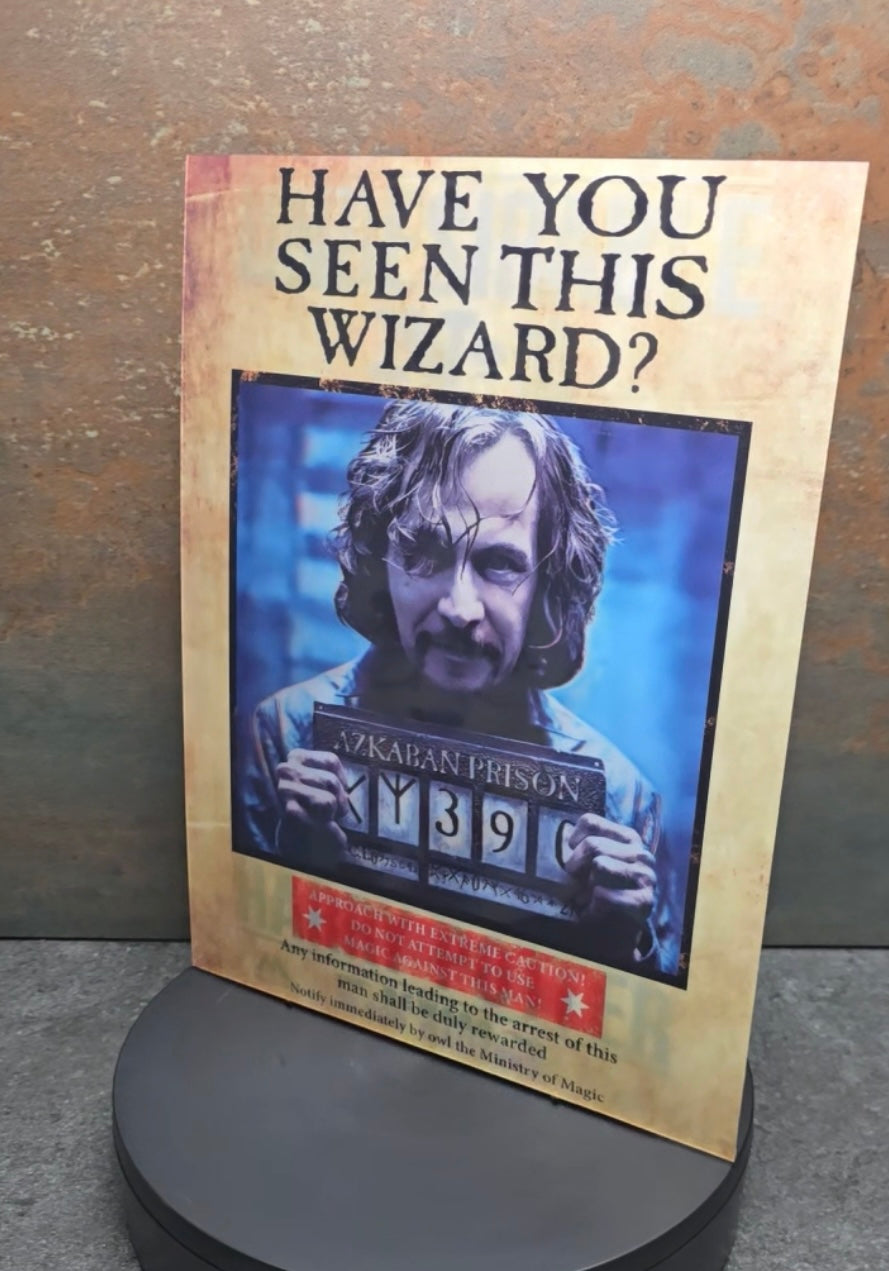 Harry Potter Wanted Posters - 3D Lentikularbild mit 2 Motiven