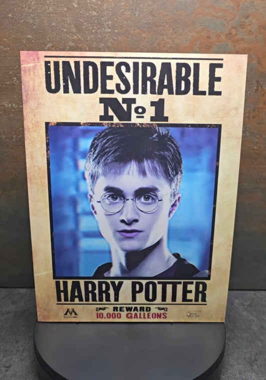 Harry Potter Wanted Posters - 3D Lentikularbild mit 2 Motiven