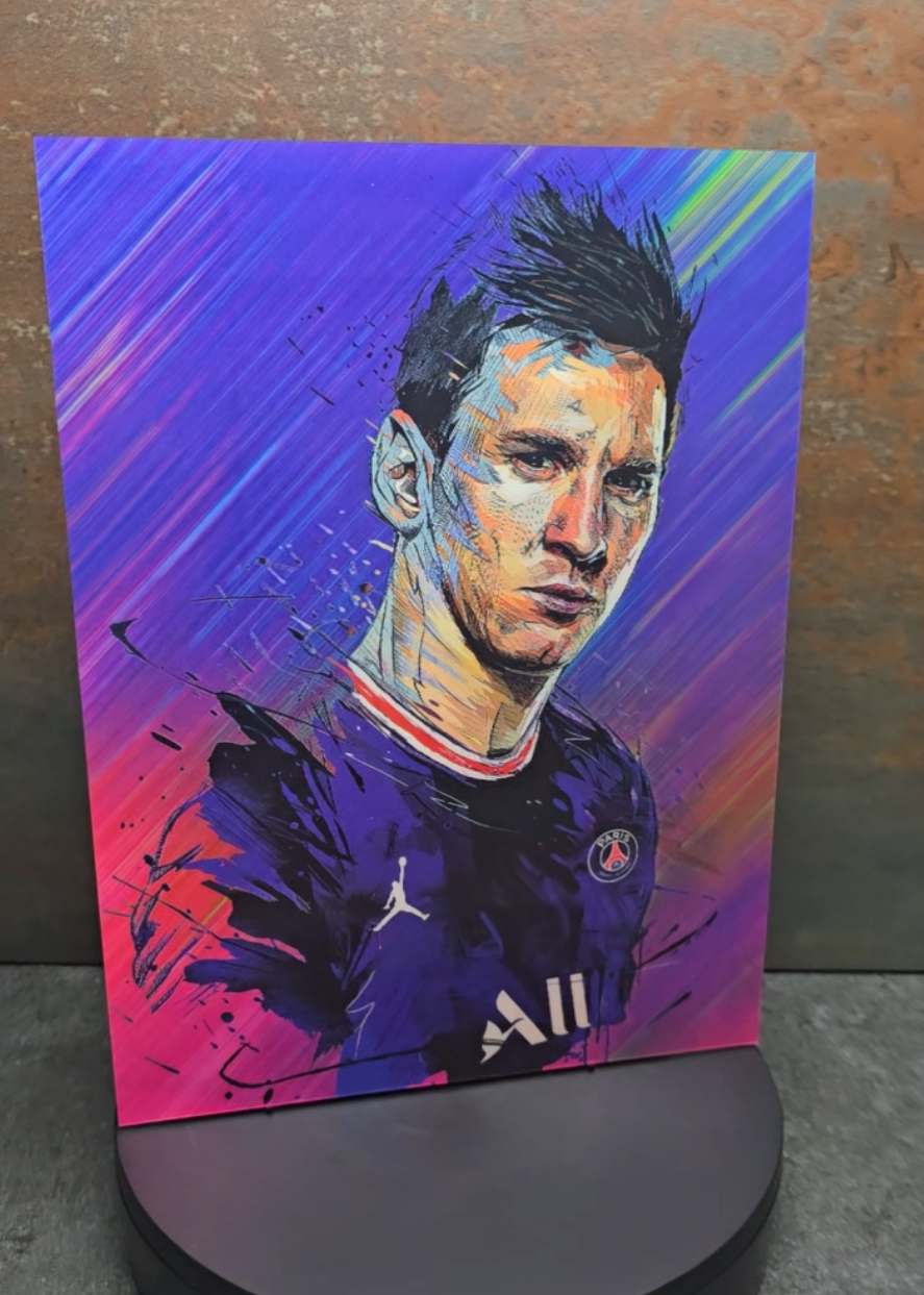 Ronaldo & Messi - Fußball Legenden | 3D Lentikularbild