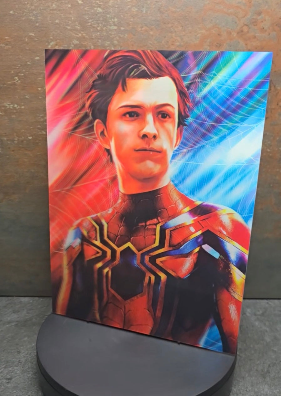Spider-Man Schauspieler - 3D Lentikularbild mit 3 Motiven