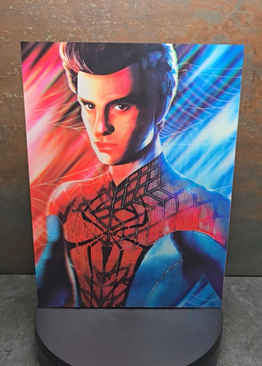 Spider-Man Schauspieler - 3D Lentikularbild mit 3 Motiven