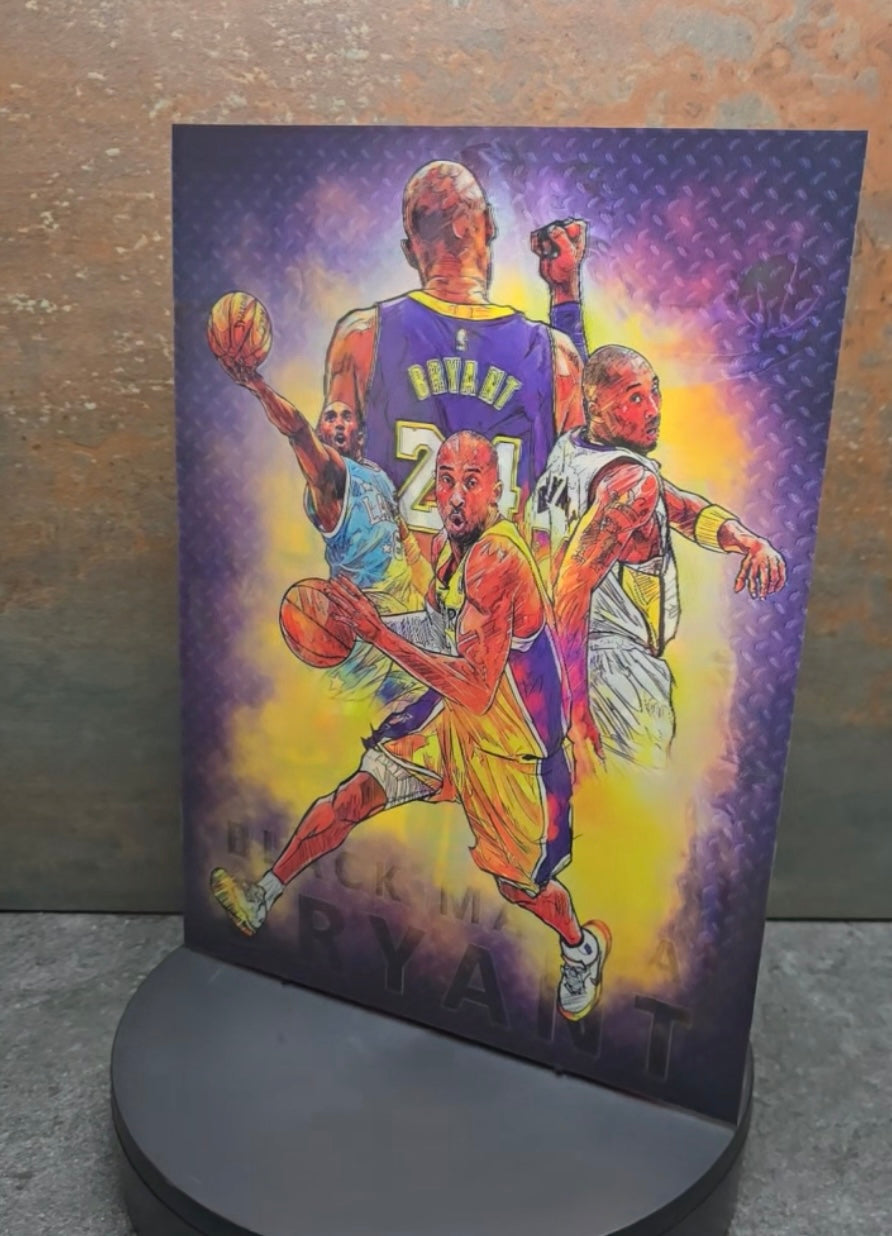 Kobe Bryant Lakers - 3D Lentikularbild mit 2 Motiven