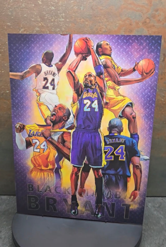 Kobe Bryant Lakers - 3D Lentikularbild mit 2 Motiven