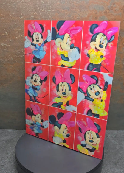 Mickey & Minnie Mouse - 3D Lentikularbild mit 2 Motiven
