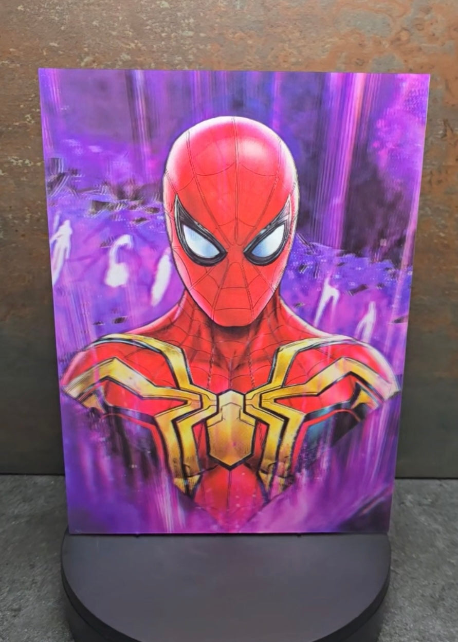 Spider-Man 3 Kostüme - 3D Lentikularbild mit 3 Motiven
