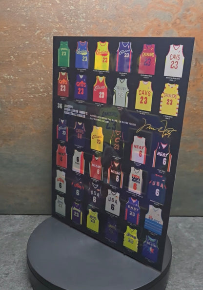 LeBron James - 3D Lentikularbild mit 2 Motiven