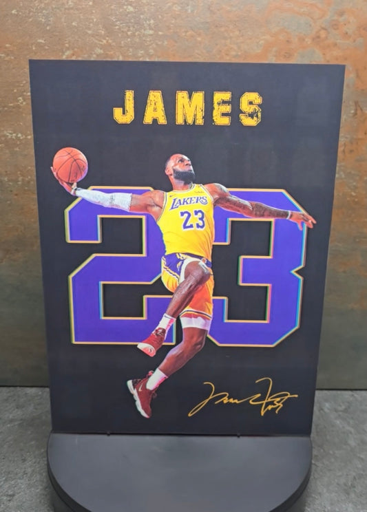 LeBron James - 3D Lentikularbild mit 2 Motiven