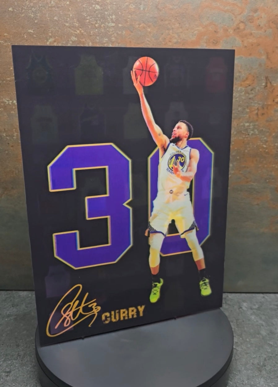 Stephen Curry - 3D Lentikularbild mit 2 Motiven