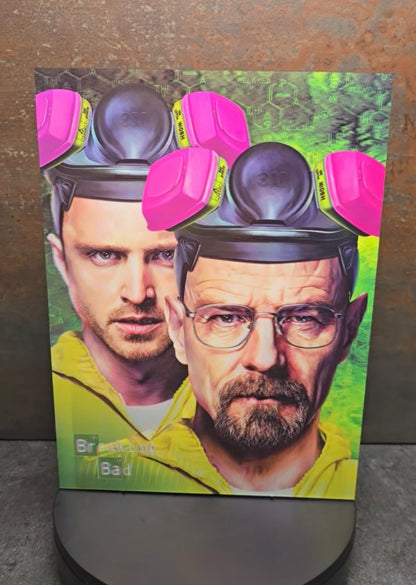 Breaking Bad Jesse & Walter - 3D Lentikularbild mit 2 Motiven