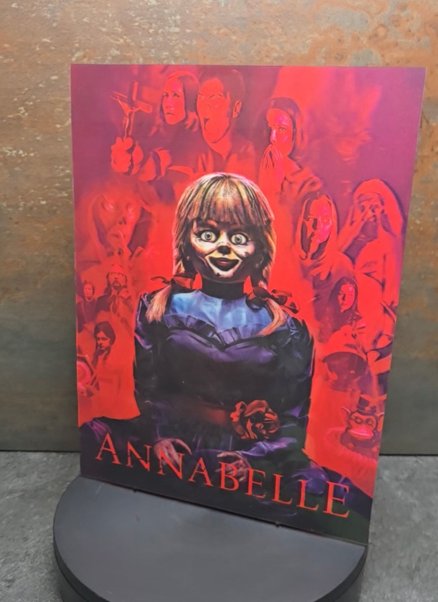 Annabelle The Conjuring - 3D Lentikularbild mit 3 Motiven
