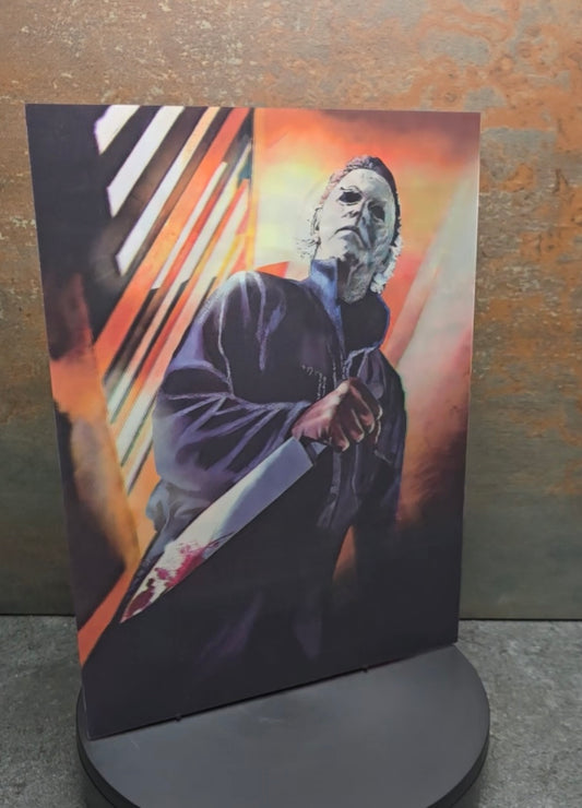 Michael Myers Artistic Versions - 3D Lentikularbild mit 3 Motiven