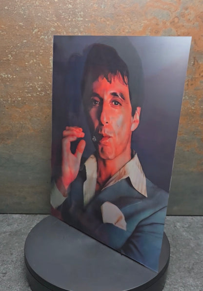 Scarface Tony Montana V2 - 3D Lentikularbild mit 3 Motiven