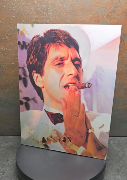 Scarface Tony Montana V2 - 3D Lentikularbild mit 3 Motiven