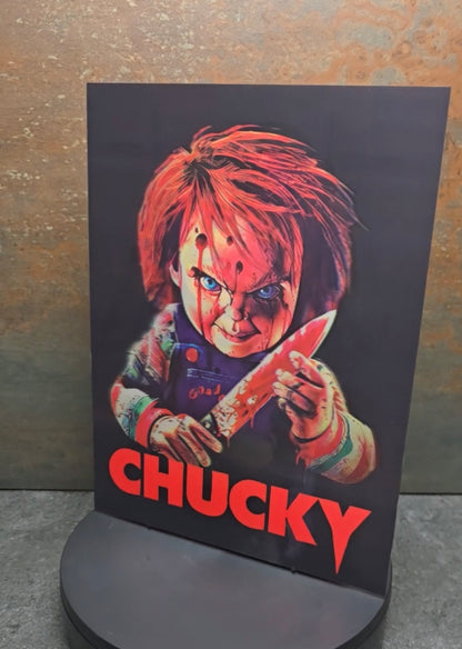 Chucky Child's Play - 3D Lentikularbild mit 3 Motiven