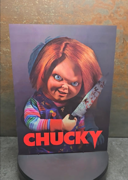 Chucky Child's Play - 3D Lentikularbild mit 3 Motiven