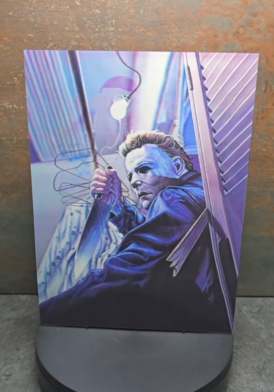 Michael Myers Halloween - 3D Lentikularbild mit 3 Motiven