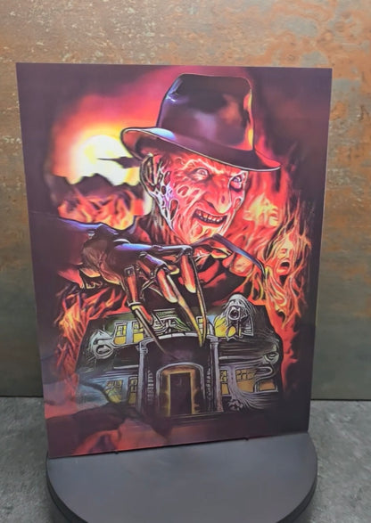 Freddy Krueger - 3D Lentikularbild mit 3 Motiven
