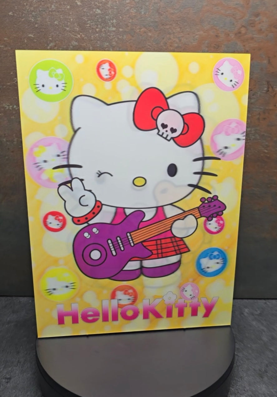 Hello Kitty - 3D Lentikularbild mit 3 Motiven
