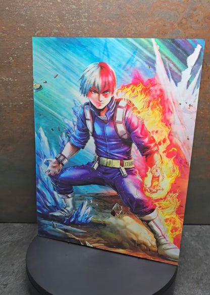 My Hero Academia Helden - 3D Lentikularbild mit 3 Motiven