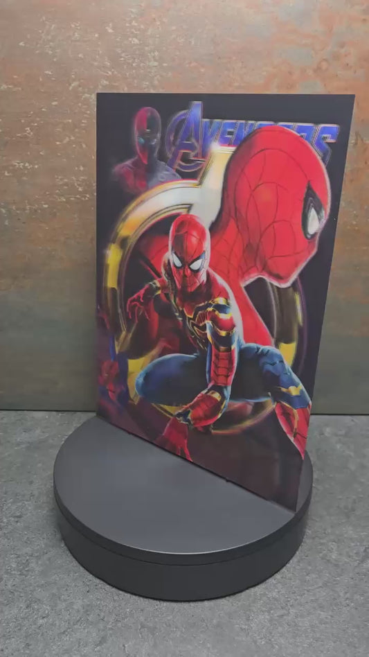 Avengers Endgame 3 Heroes - 3D Lentikularbild mit 3 Motiven