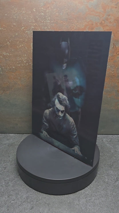 Batman & Joker Dark Knight - 3D Lentikularbild mit 3 Motiven